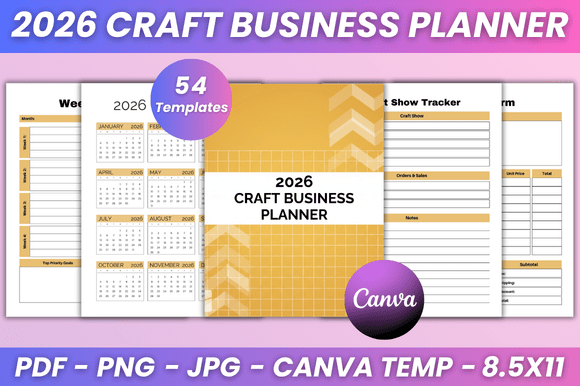 2026 Craft Business Planner Kdp Interior: A Comprehensive Tool for Creative Entrepreneurs