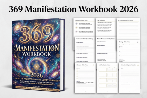 ✨369 Manifestation Workbook 2026🌙💫