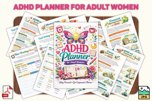 ADHD Planner for Adult Women: A Personalized Tool for Focus and Productivity