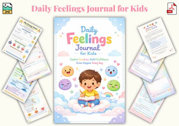Daily Feelings Journal for Kids