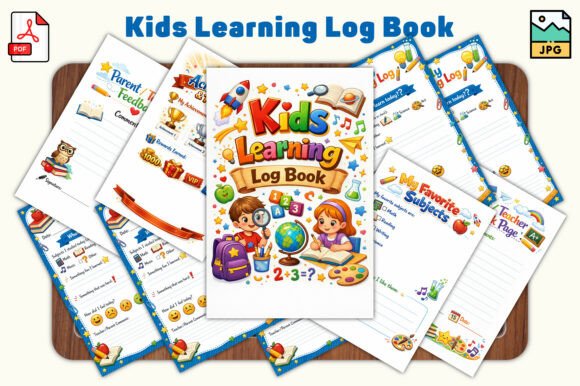 Kids Learning Log Book: Track Daily Progress