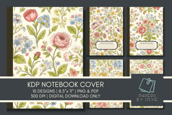 Magical Floral KDP Notebook Cover: A Versatile Tool for Content Creators and Professionals