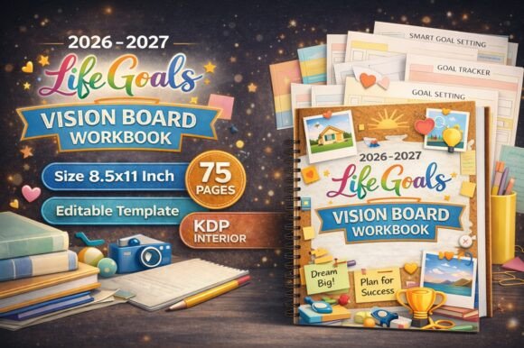 The 2026–2027 Life Goals Vision Board Workbook: A Strategic Tool for Personal and Professional Growth